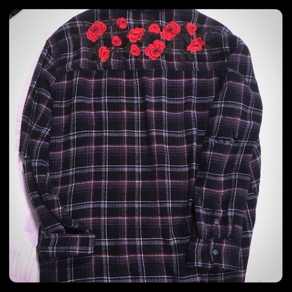 American Eagle Over-sized Flannel